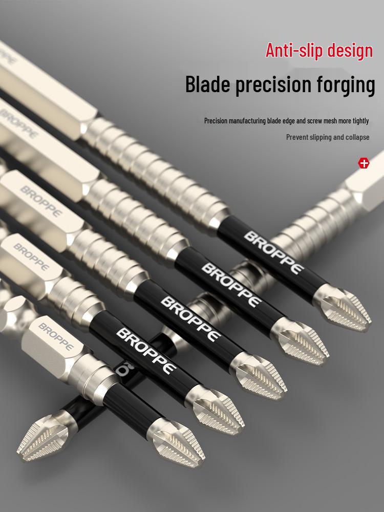 Pulai Non-Slip Phillips Magnetic Hex Screwdriver Bit Set – High Hardness for Impact Drills
