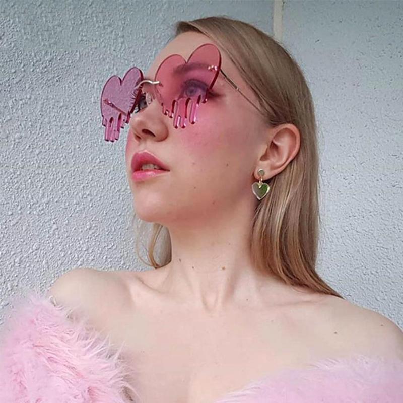 New Trend Personality Sunglasses Colorful Ocean Tears Sunglasses Sunglasses for Men and Women Halloween Christmas.