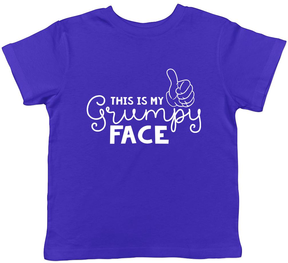 This is my Grumpy Face Boys Girls Childrens Kids T-Shirt 150