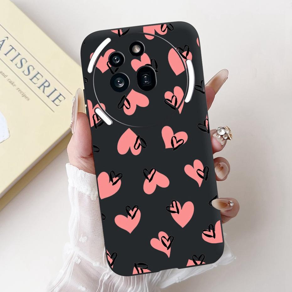 Fashion Painting Phone Case For Nothing Phone (3a) Pro Black Silicone Soft Cover For Nothing Phone3a 3a Pro Cases Bumpers