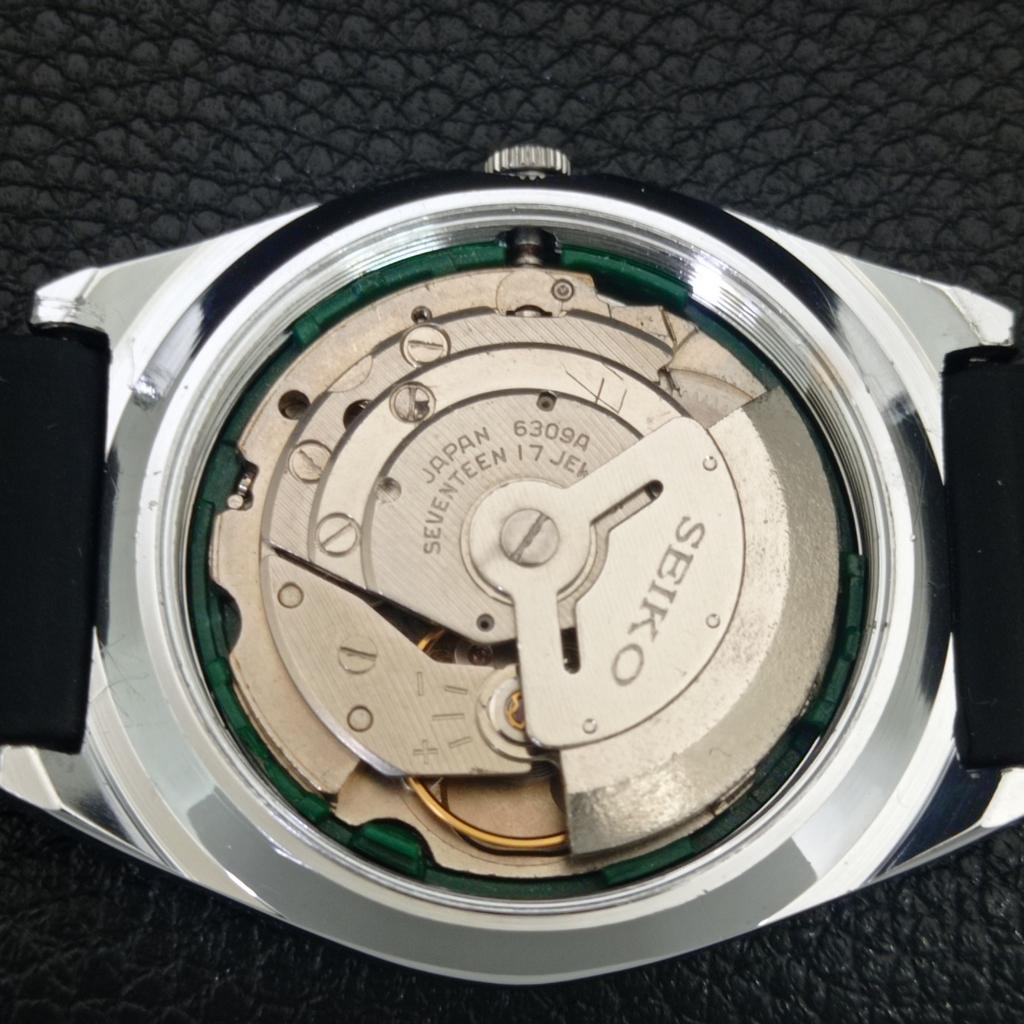 JAPAN VINTAGE REFURBISHED SEIKO 5 AUTOMATIC 6309A MENS WHITE WATCH a442589-1