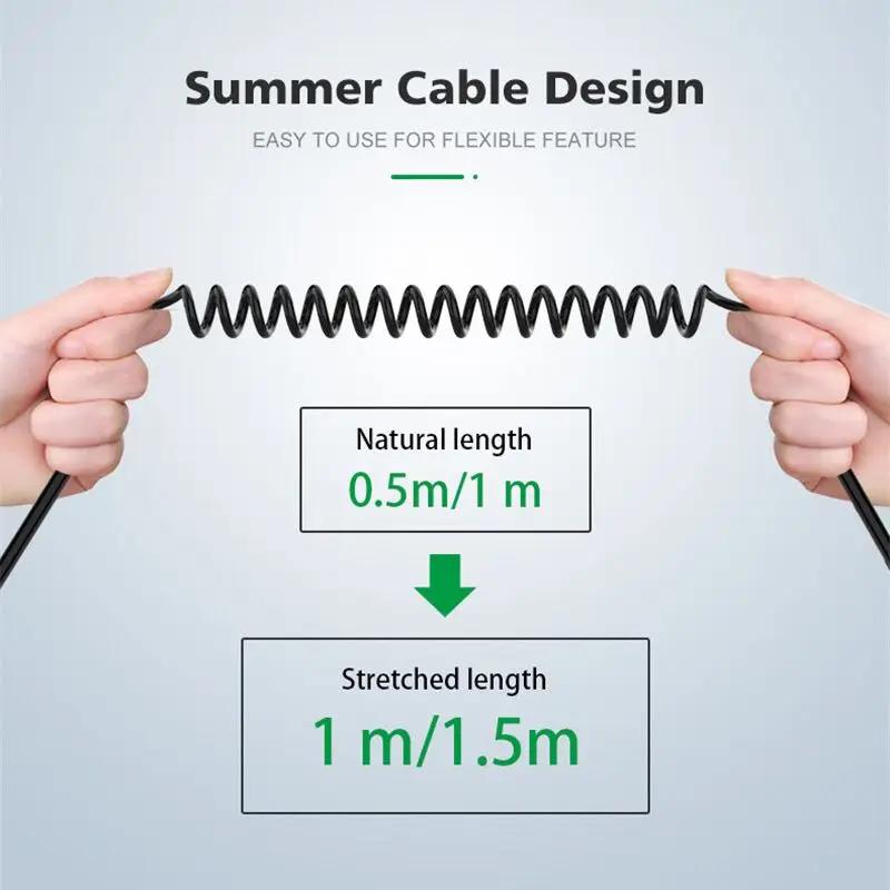 Ses Uzatma Kablosu Type-C - 3.5mm Ses Aux Kablosu Huawei Araba Kulaklık Hoparlör Tel Hattı 3.5 Jack Aux USB C Adaptör Kablosu
