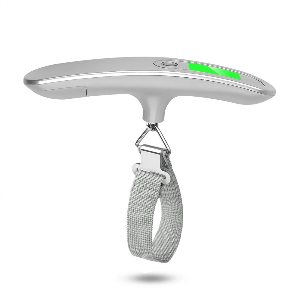 1PCS 50kg/10g Digitální váha na zavazadla Přenosná elektronická váha Váha Vyvážení Kufr Cestovní závěsná váha Steelyard Hook