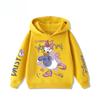 Abbigliamento Sportivo Stampato con Cartoni Animati di Paperino per Bambini per Autunno e Inverno, Caldo e Casual, Felpa Sportiva alla Moda e Carina