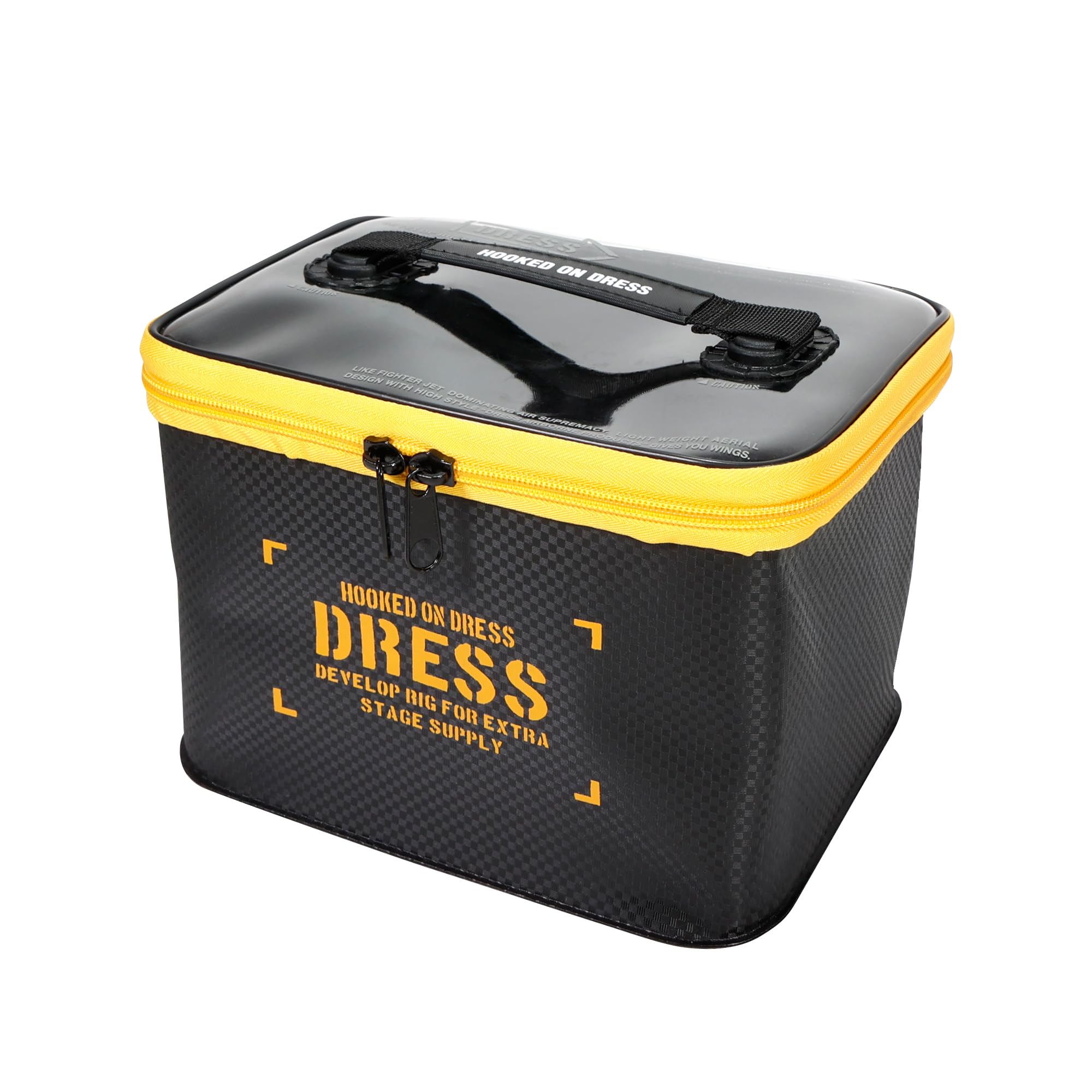 

DRESS Folding Tackle Box Multi EVA Multifunctional Fishing Gear Fishing Case Storage Container Bucket Tackle Bag Reel Case Worm Lure BOX [M]