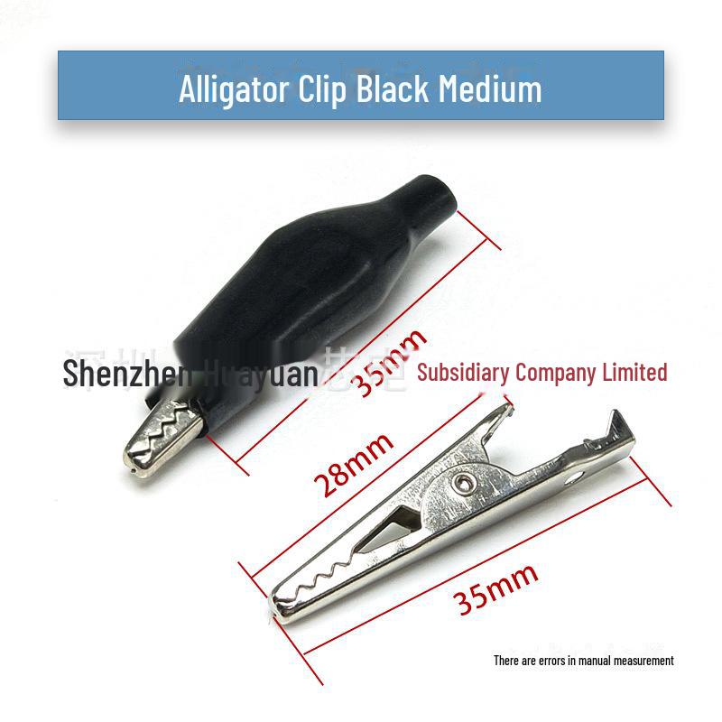 Cleme electrice tip crocodil: Cleme de testare cu teacă pentru baterii, cabluri și alimentare - mici, medii, mari