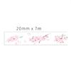 Beautiful Wash Tape Flower Plant Japanese Masking Adhesive Tape Decors Scrap Booking Sticker Label