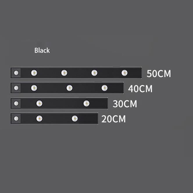 

Ультратонкий светодиодный светильник с датчиком движения для шкафа, светодиодный светильник для шкафа, перезаряжаемый беспроводной ночник для шкафа, прикроватная лампа 50cm