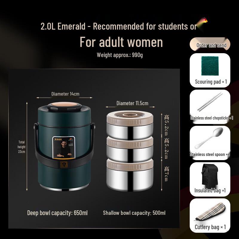 Zhishi Insulated Lunch Box