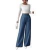 2026 Womens High Waist Pants Slim Fit Casual Trousers