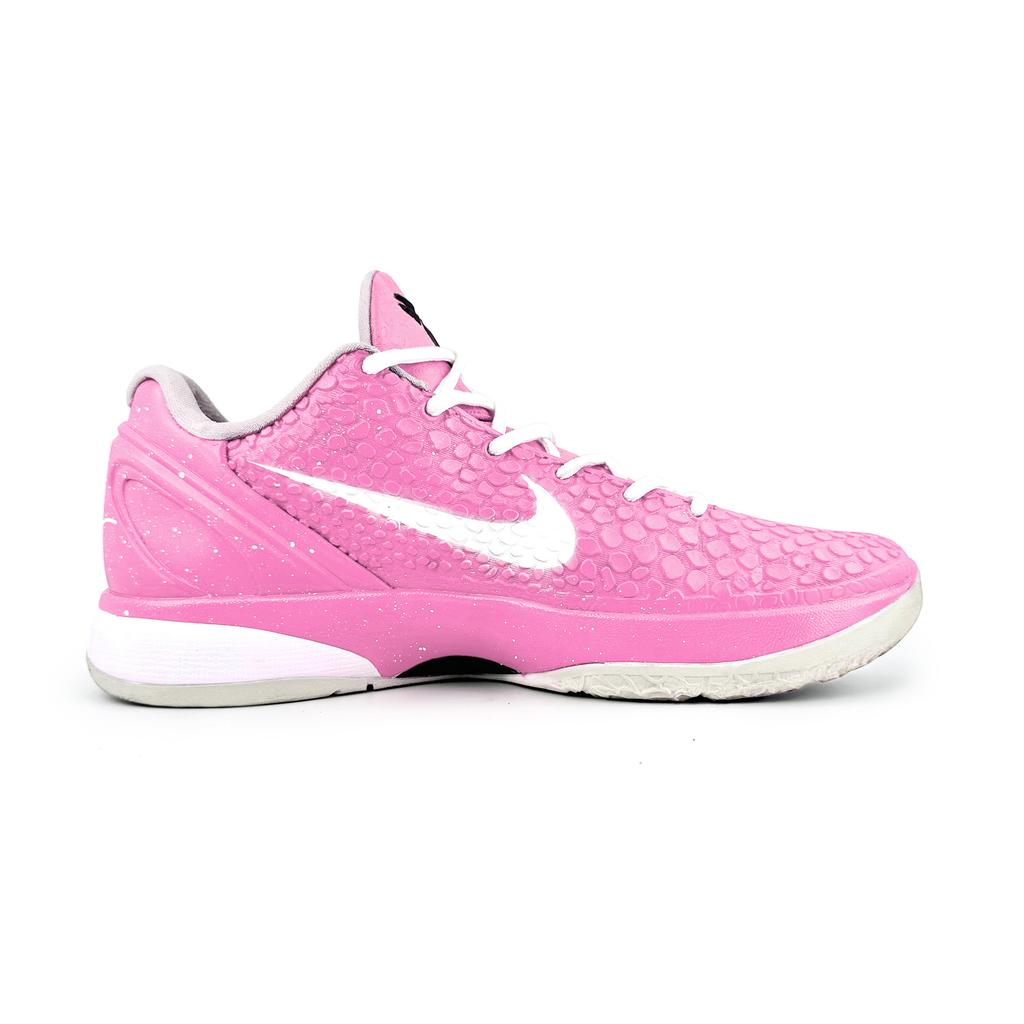 Nike Zoom Kobe 6 Love At First Sight Cushioning Slip Resistant Abrasion Resistant Low Top Basketball Shoes Men's Pink FQ3546-100(Team1076-)
