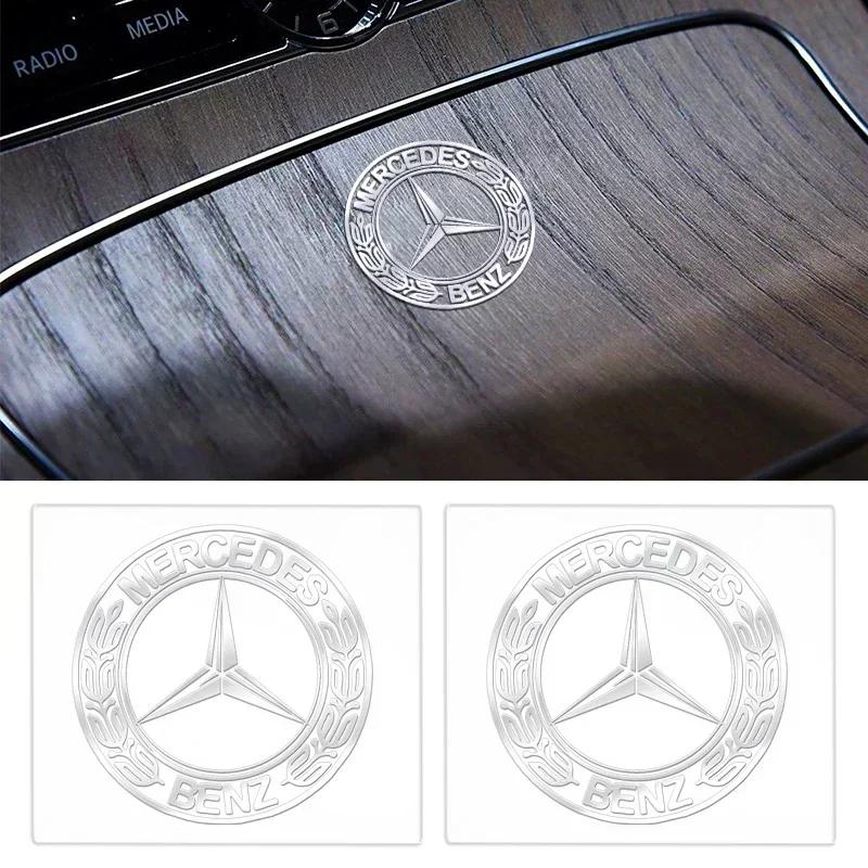 For Benz C62026 Hot 1pcs Metal Car Styling Car Badge Sticker For Mercedes Benz W212 W213 W205 AMG W177 V177 W247 W176 GLA GLC X253 W166 Auto Goods