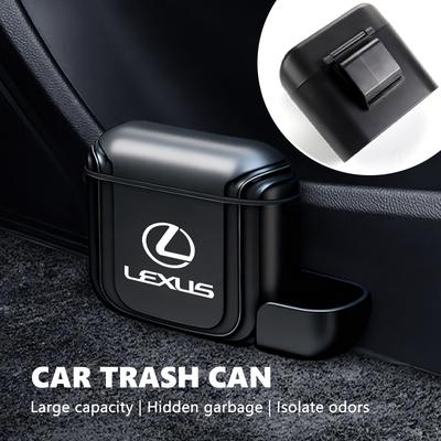 Papelera de coche colgante portátil, cubo de basura, papelera con tapa, contenedor de almacenamiento para CT ES GS NX IS250 RX350 IS200 LX570 UX250h