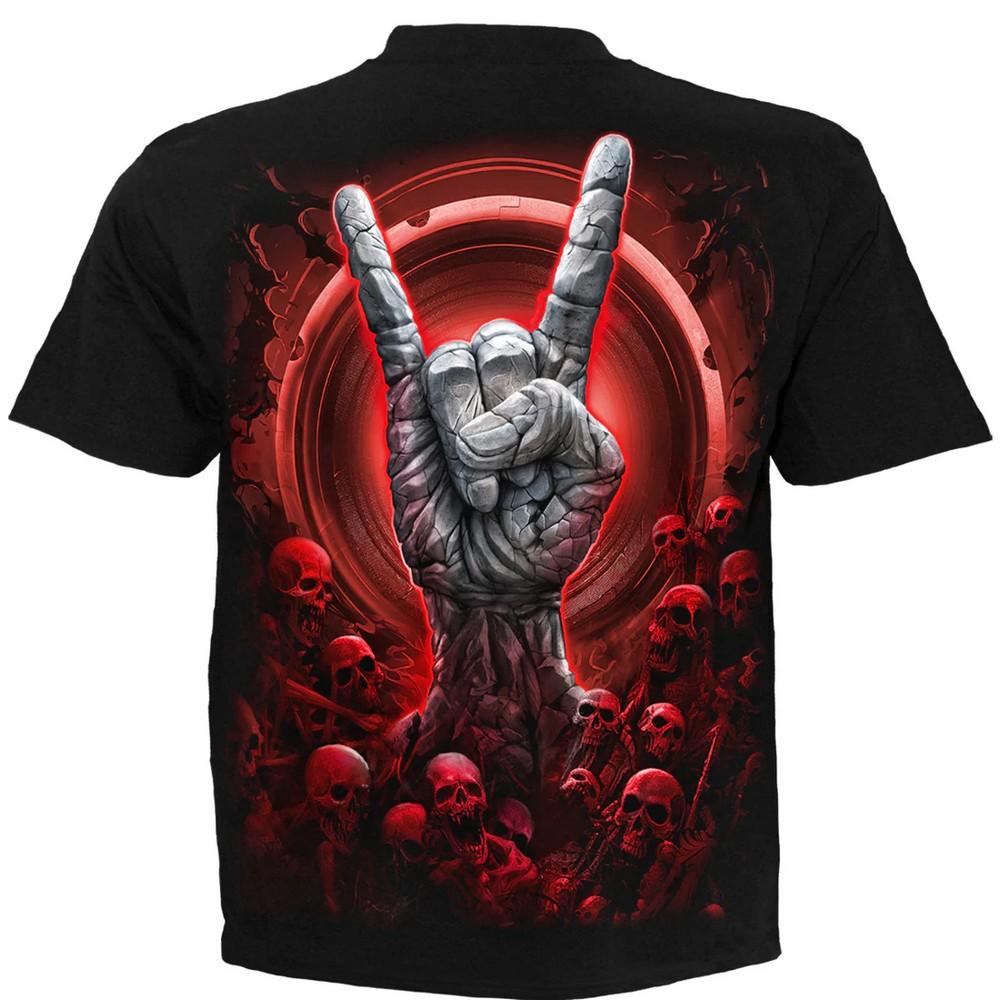 Tričko Spiral Direct Unisex pro dospělé Tomb Of Rock