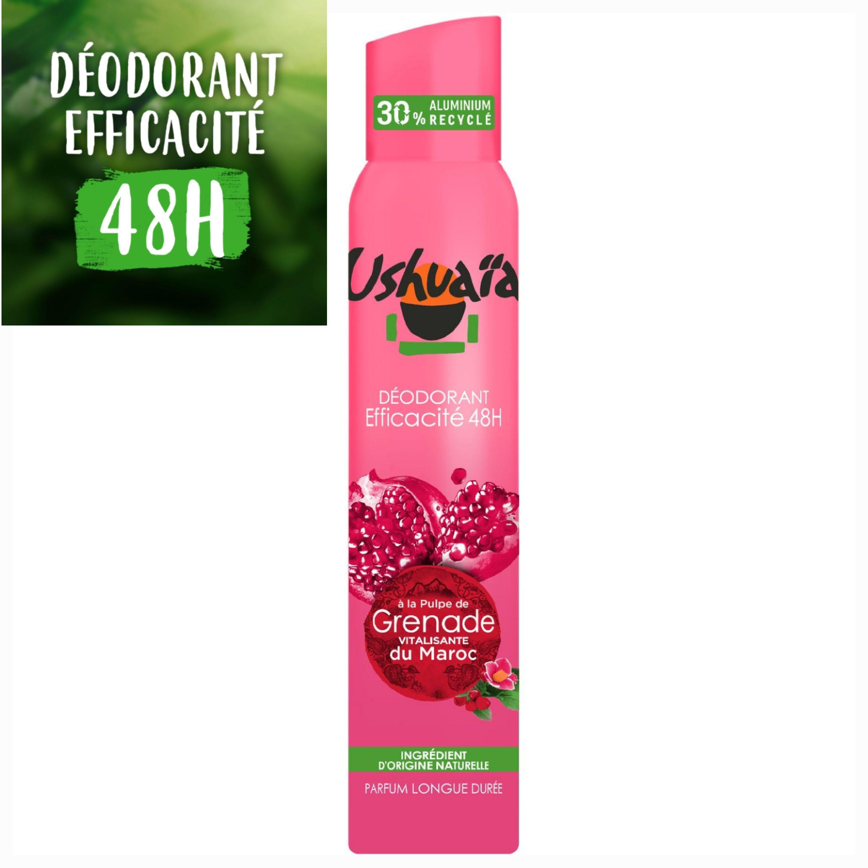 

USHUAIA Pomegranate 48h Effectiveness Spray Deodorant the 200mL bottle