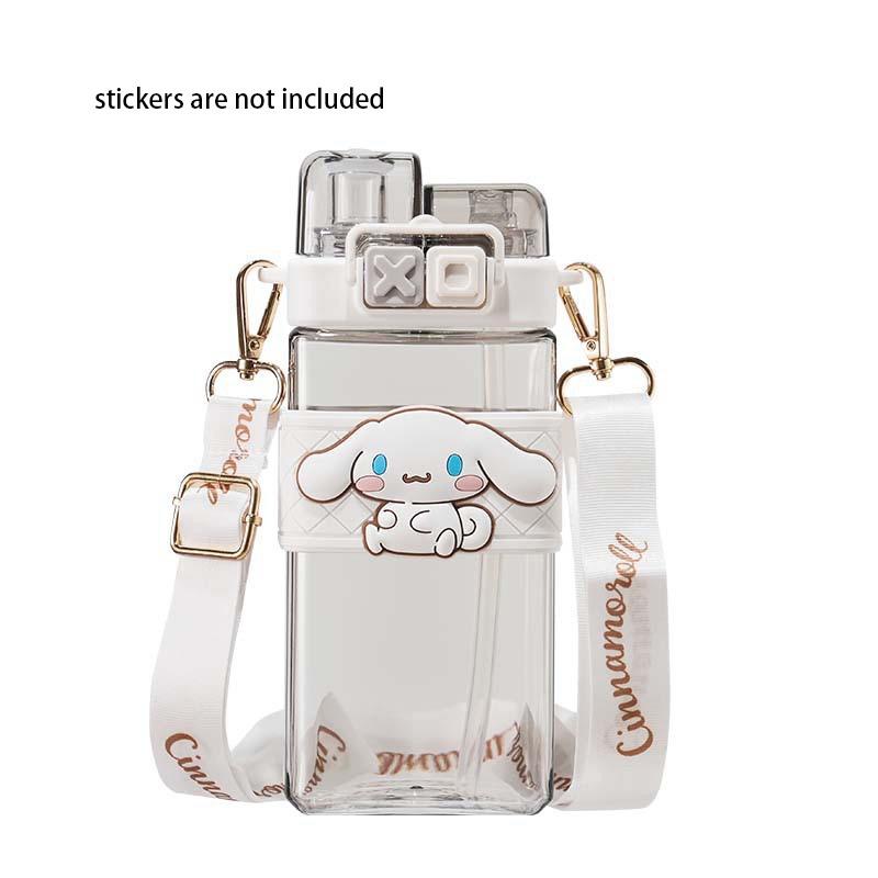 Wysokiej jakości butelka na wodę dla dzieci Kuroko na lato z pięknym wzorem i podwójną słomką