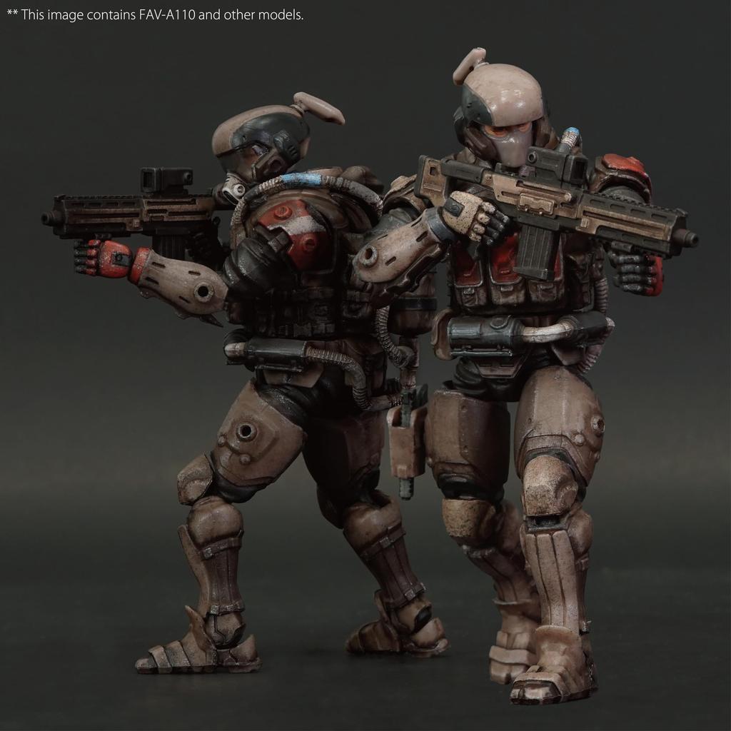 TOYS ALLIANCE LIMITED "Acid Rain" FAV A110 Akagarasu Hazmat Ronin 1/18 Scale ABS Painted Movable Figure