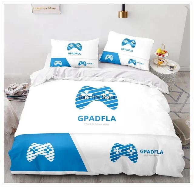 Fashion Game Controller Bedding Set Queen Size Duvet Cover Set Creative Black Comforter Bed Cover Set 2/3pcs Home Textile 3D
