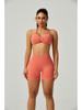 European Halter Neck Seamless Yoga Bra: Sexy, High Elasticity, Matte Finish, Beautiful Back Design