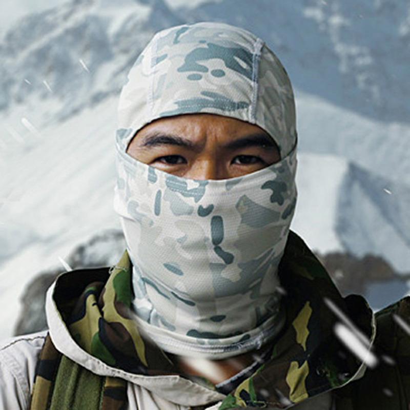 Taktyczna Balaklava Kamuflażowa Maska na Całą Twarz CS Wargame Armia Polowanie Rower Sportowa Podszewka Kasku Wojskowa Multicam CP Szalik