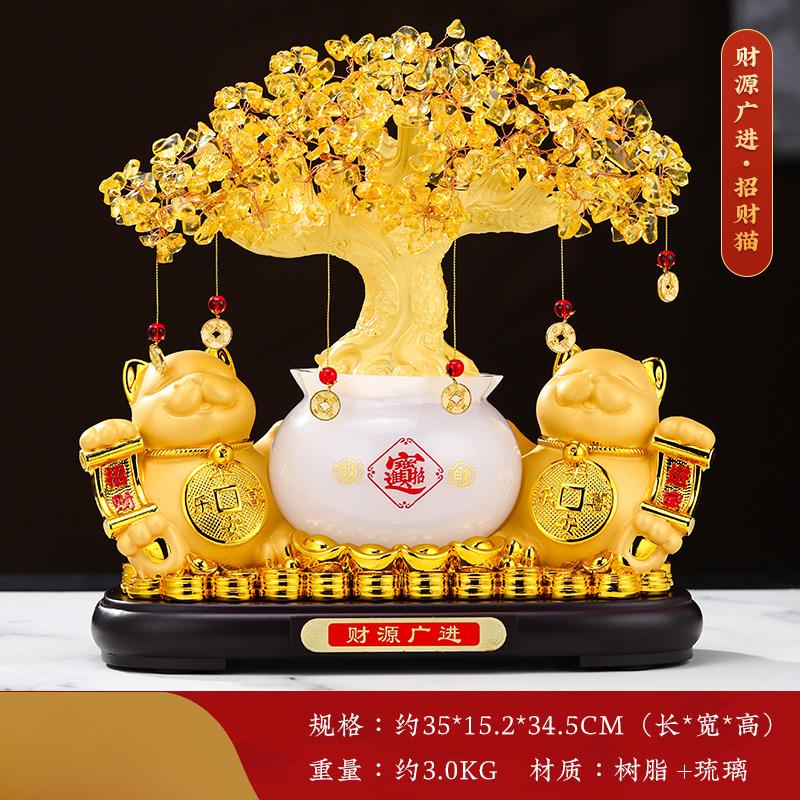

1 шт смоляное дерево богатства кошка украшения гостиная винный шкаф кассовый аппарат украшение магазин переезд открытие подарок