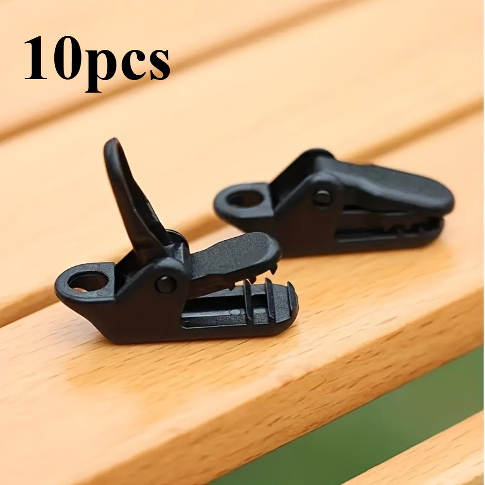 10/20pcs Windproof Tent Canopy Clip Set, Durable PC Material, Camping Tent Tarp Clamp Gripper for Securing Tarps and Shelters