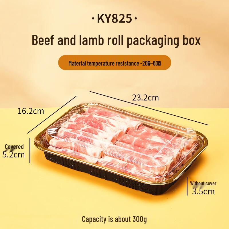Disposable Anti-Fog Meat Packaging Containers