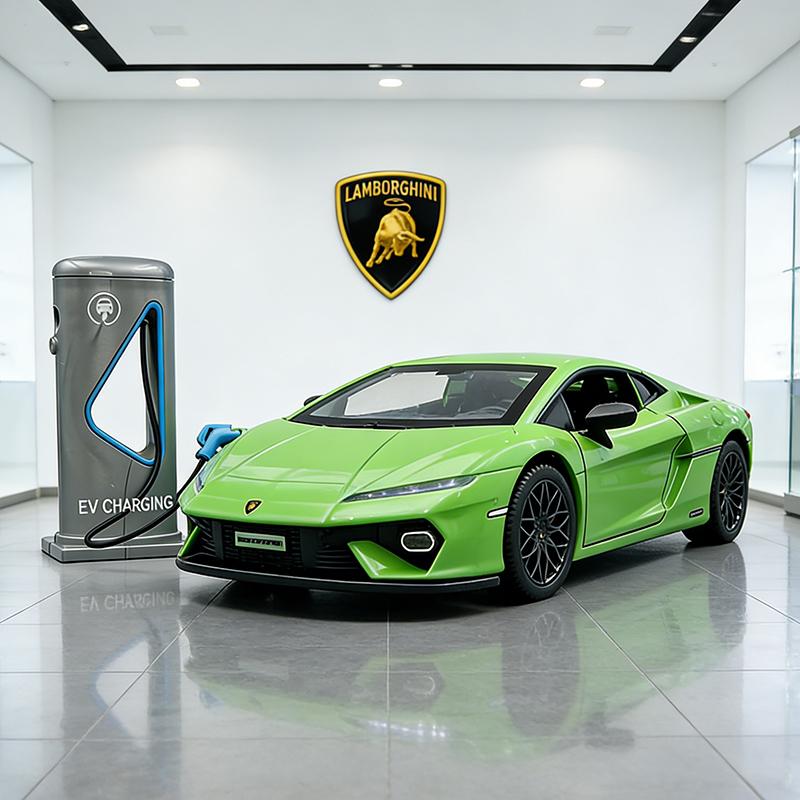 NEW 1/32 Lamborghini Temerario Supercar Alloy Model Car Toy Diecasts Metal Casting Sound and Light Car Toys for Children Vehicle