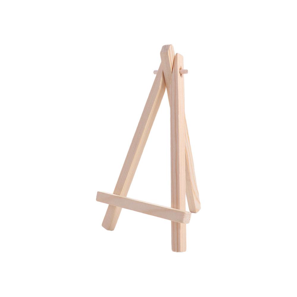 Stand Painting & Sketch Wood Mini Easel Foldable Small Triangle Display Stand Portable Desk Stand Tripod Student
