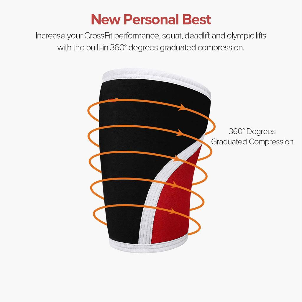 7mm  Neoprene Weightlifting Knee Sleeves