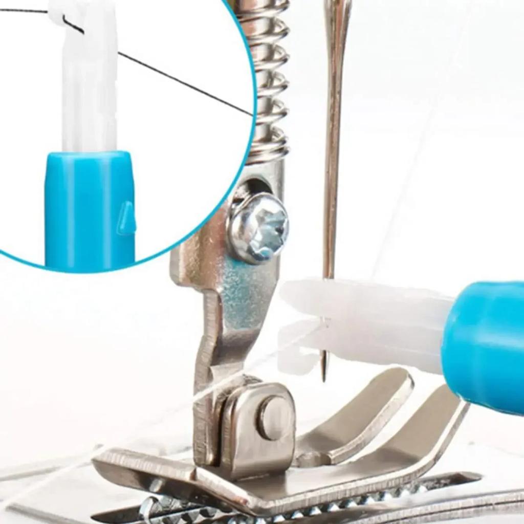 Sewing Machine Needle Inserter Threader Stitch Insertion Tool Automatic Threader Quick Sewing Threader Needle Changer Hold