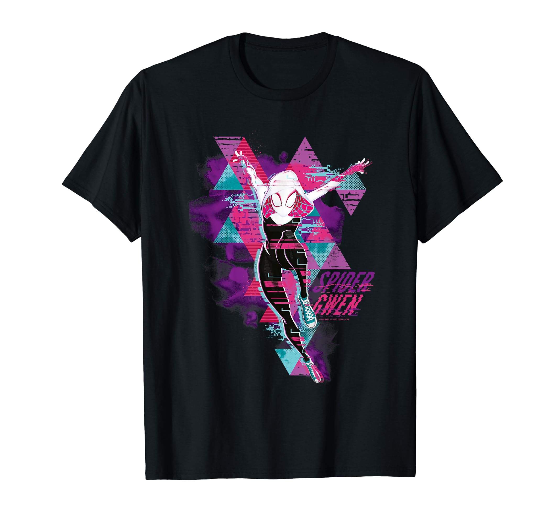 

Marvel s Spider-Man: Across the Spider-Verse Gwen Glitch T-Shirt
