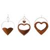 Heart Shape Hanging Planter Pot Flower Hanger with Hook for Indoor Outdoor Use Add Charm To Garden Balcony Planting Tool