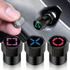 Universal Airtight Seal Stem Caps with Pattern Car Wheel Tire Valves Stem Caps Tire Accessory Car Tyre Air Pressure Caps