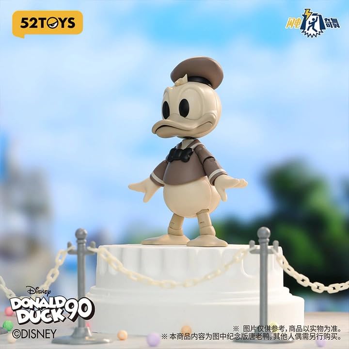 52TOYS 3.75 Series Donald Duck Monochrome