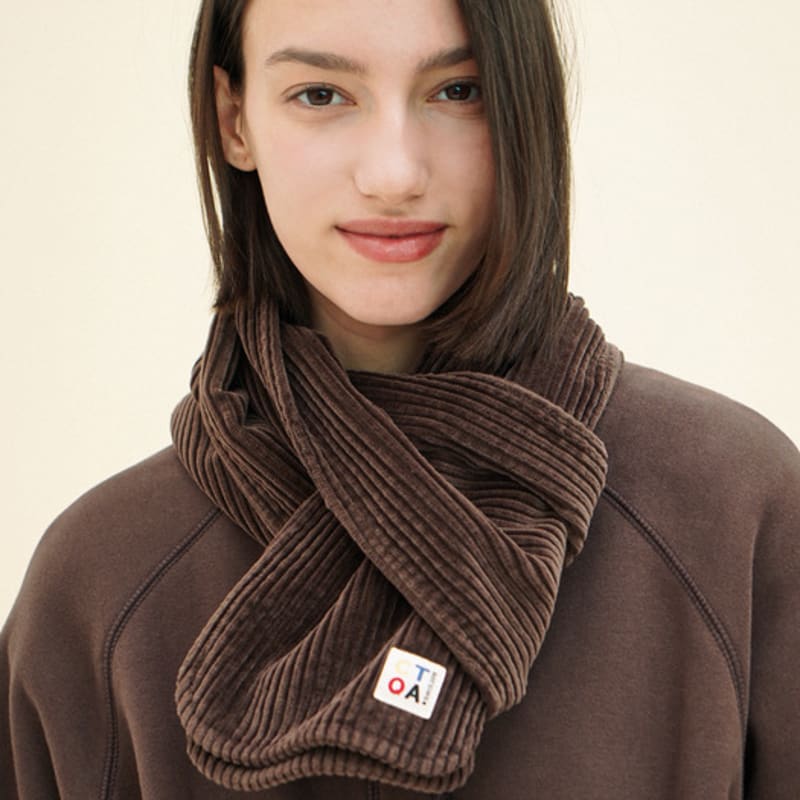 

CHIQUITA Muffler (Corduroy) Brown 244701SBR FREE