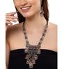 Latest Stylish Traditional Oxidised Silver Necklace Jewellery Set for Women