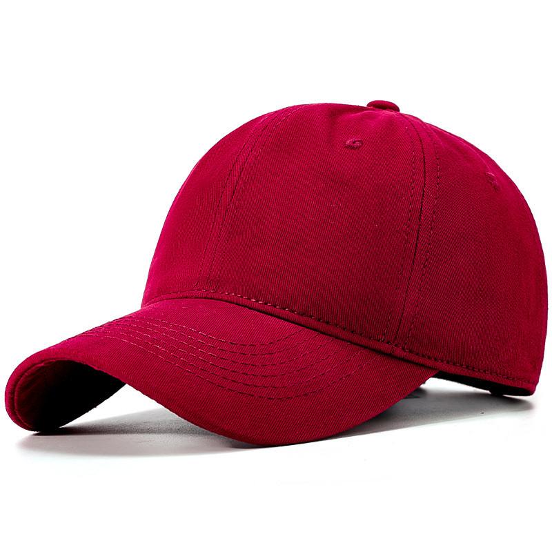

Duckbill Top Soft Cap Reflective Versatile Sun Hat Men Women Color Solid Red
