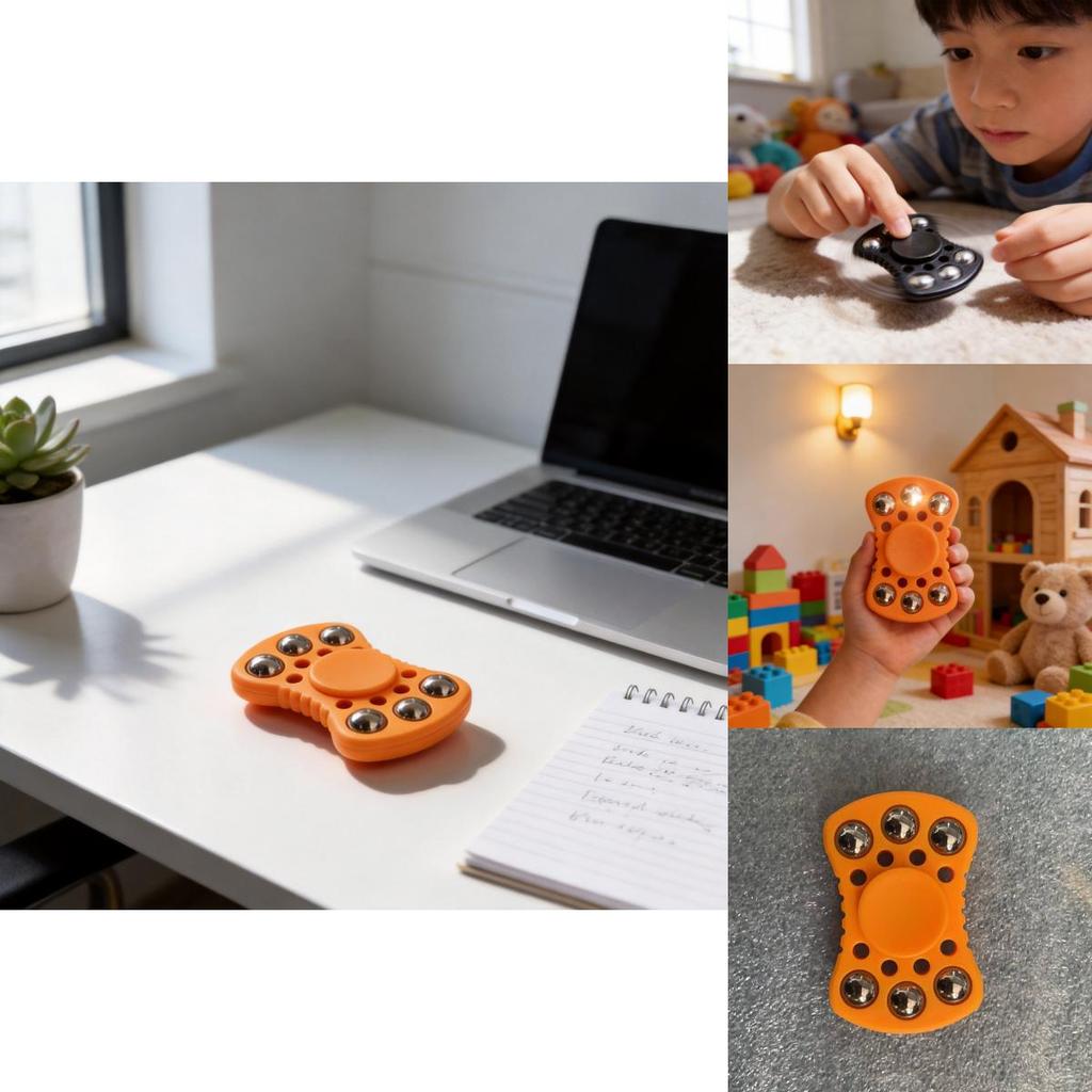 Stress Relief Fidget Spinner With Ceramic Bearing For Kids And Adults