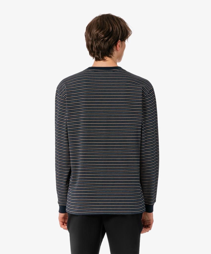 LACOSTE Men'S Long Sleeve Striped T-Shirt Th338E-56G Hde