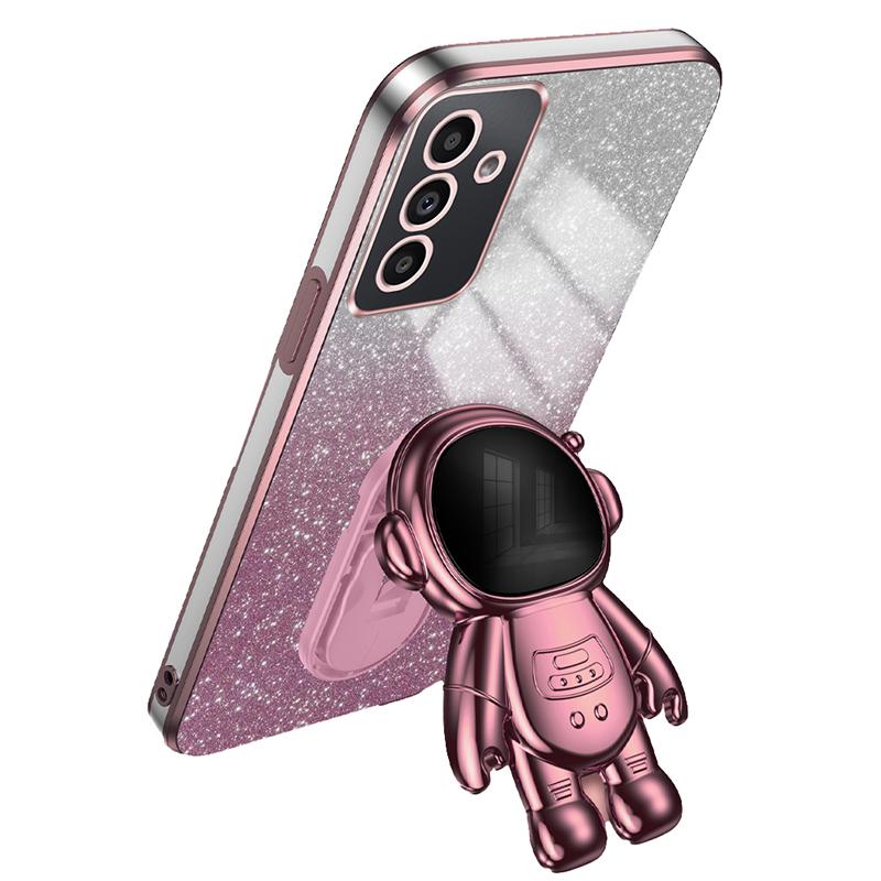 Astronaut Kickstand Cover for Samsung Galaxy A35 5G Case PC+TPU Anti-scratch Phone Shell