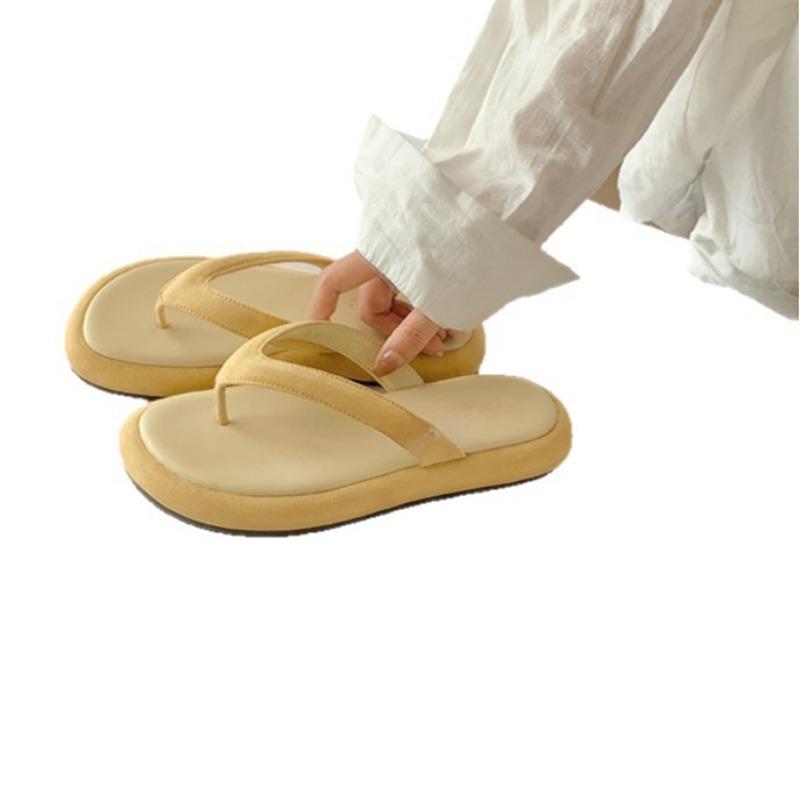 

Пляжная обувь Толстоподошёпные шлёпанцы Женские шлёпанцы 40 жёлтый