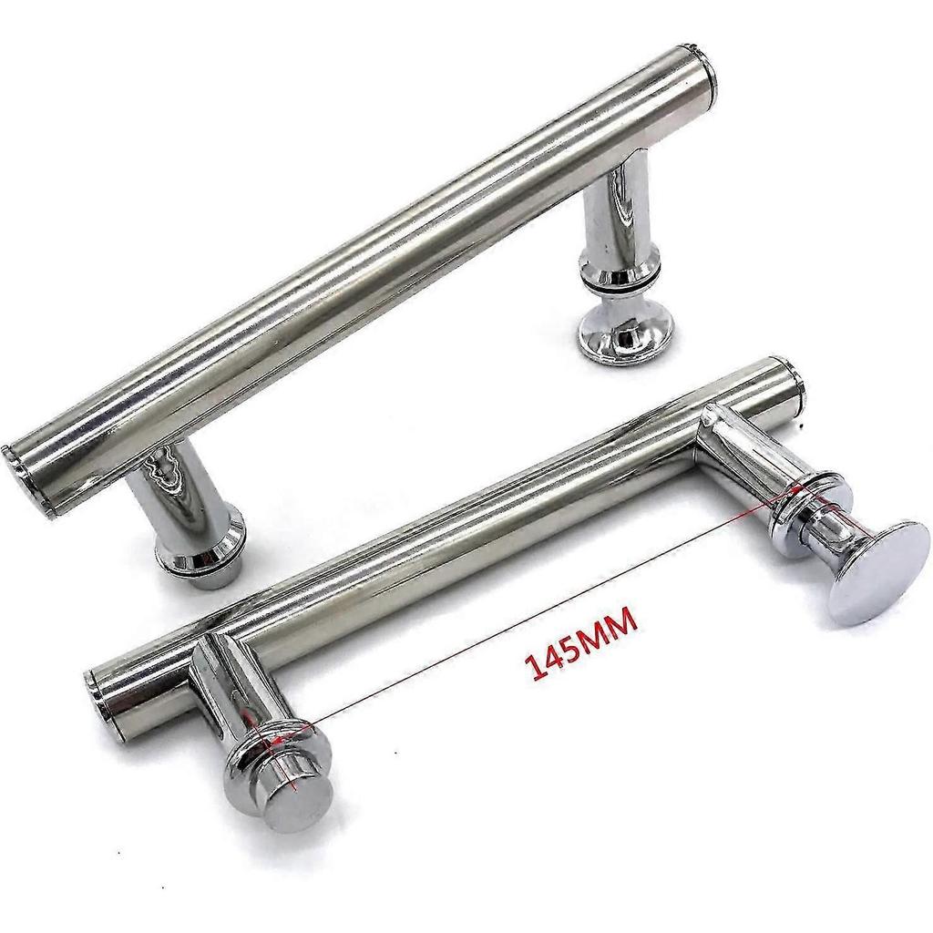 145mm (14.5cm) Chrome ABS Shower Door Handle, Hole to Hole2 Pieces