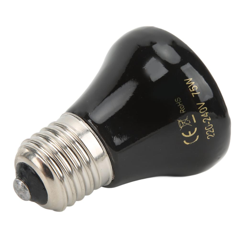 Keramik-Reptilien-Wärmelampe, Mini-Infrarot-Wärme-Keramik-Amphibien-Heizlampe für Eidechsen