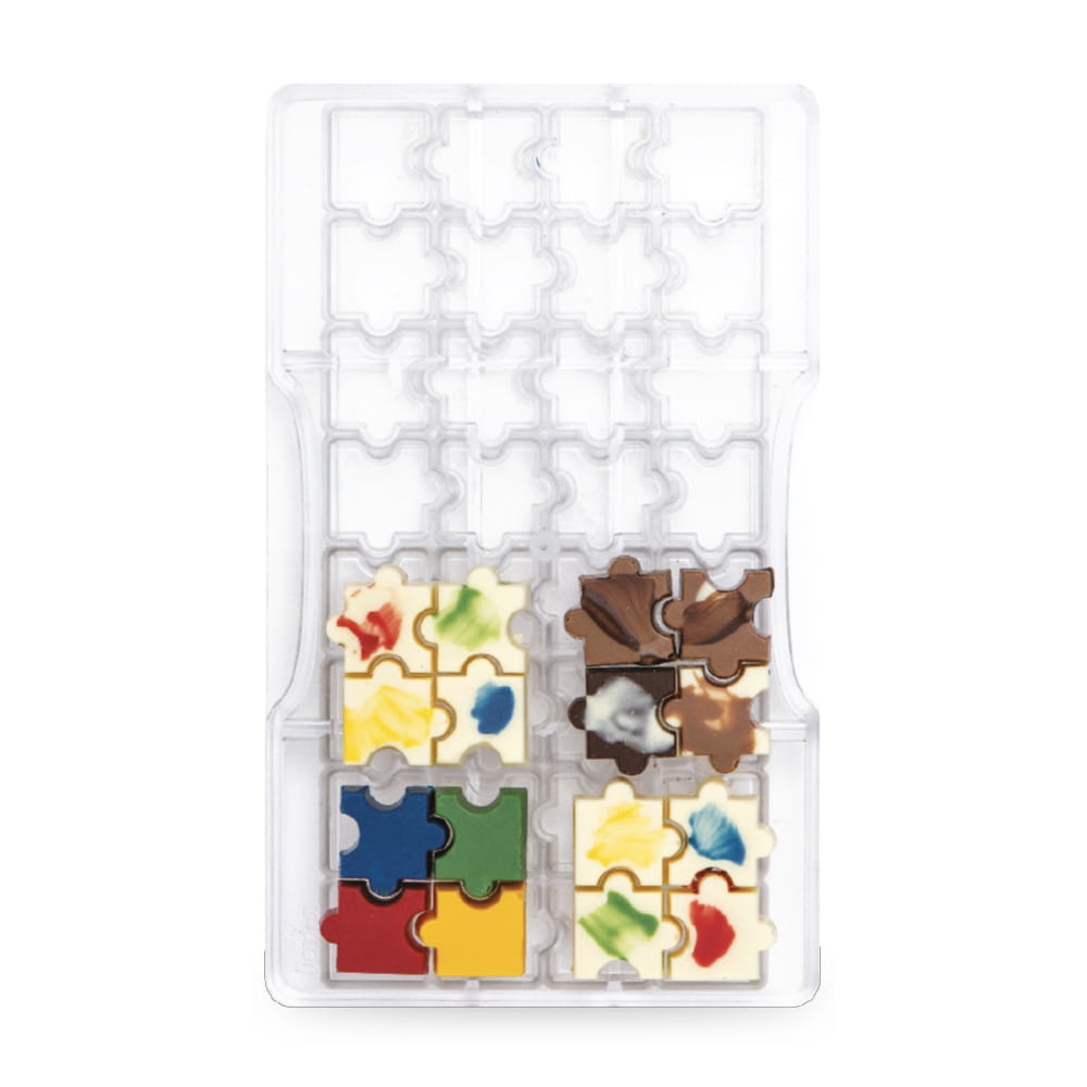 Stampo Professionale per Cioccolato Puzzle