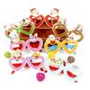 2Pcs   Christmas Ornamental Glasses Christmas Gifts Children's Christmas Gifts Holiday Products Color: Random