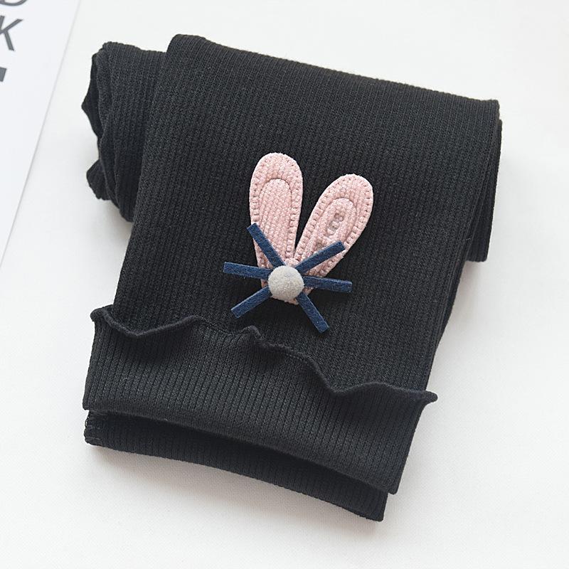 Dziewczęce dziecięce jesienne legginsy bawełniane aksamitne w pasie ciepłe legginsy dziewczęce