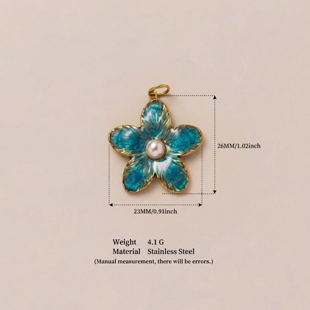 Pendentif Transfrontalier en Acier Inoxydable Or 18K: Série Personnalisée DIY pour Femmes