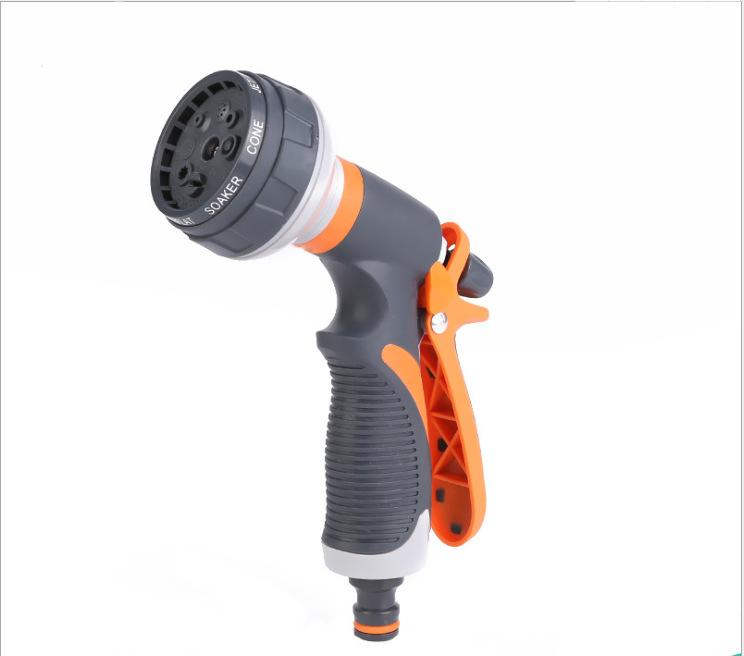 8 Function Water Gun High Pressure Water Gun Garden Plant Lawn Irrigation Water Car Washing Household Tools Portable High Pressure Water Gun 4-Piece Water Gun Set