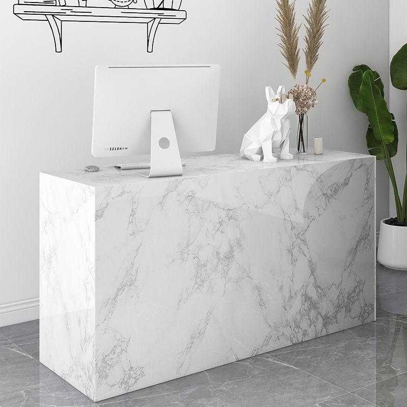 White Smooth Marble Patterned Wallpaper, Oil Resistant Sticker, Furniture Color Change Renovation Stove Self-adhesive Wallpaper